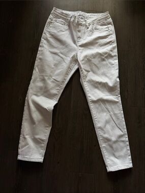 Bleu white jean pants